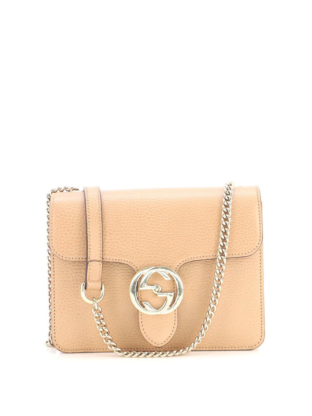 Gucci Interlocking Shoulder Bag Leather #365551G10B